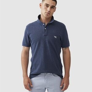 Rodd & Gunn The Gunn Polo. Men’s Size XL. Color is Adriatic. Blue Polo.